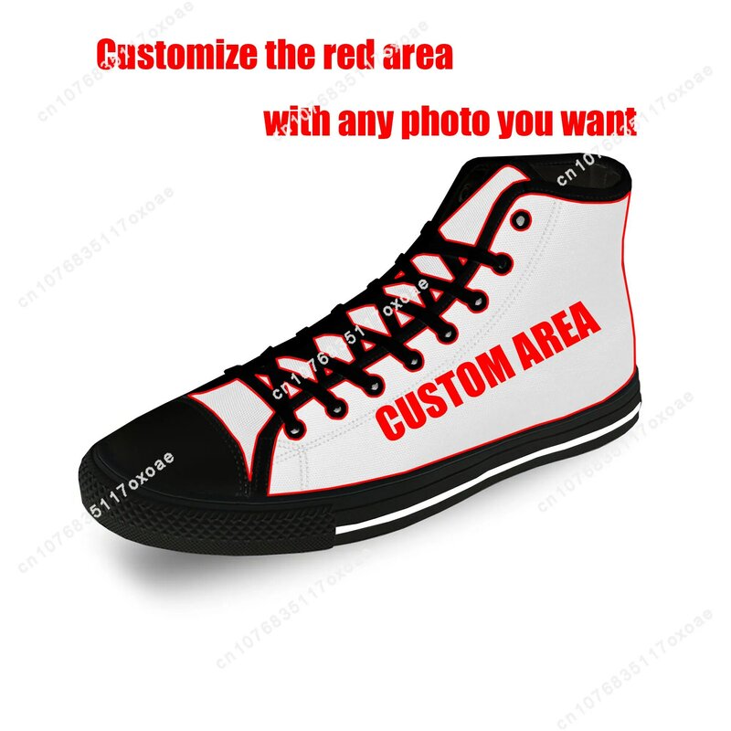 Indian Vintage Motorcycles High Top Sneakers Mens Womens Teenager High Quality Canvas Sneaker couple Casual Shoe Customize Shoes