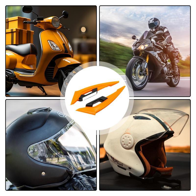 Universal adesivo motocicleta Winglets, aerodinâmico asa spoiler, acessórios da motocicleta, compatível com carro, moto
