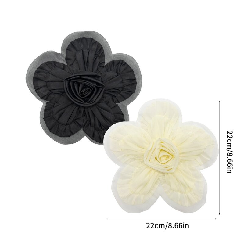 Large DIY Clothing Shoes Hats Flowers Hairpin Jewelry Accessories Fabric Corsage