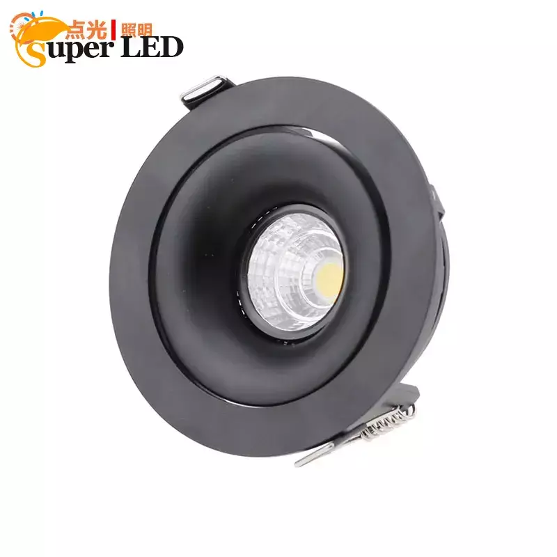 LED 매입형 안구 스포트라이트, 사각형 케이싱, 흰색 프레임 세트, 천장 다운라이트 다운 라이트, 램프 실링