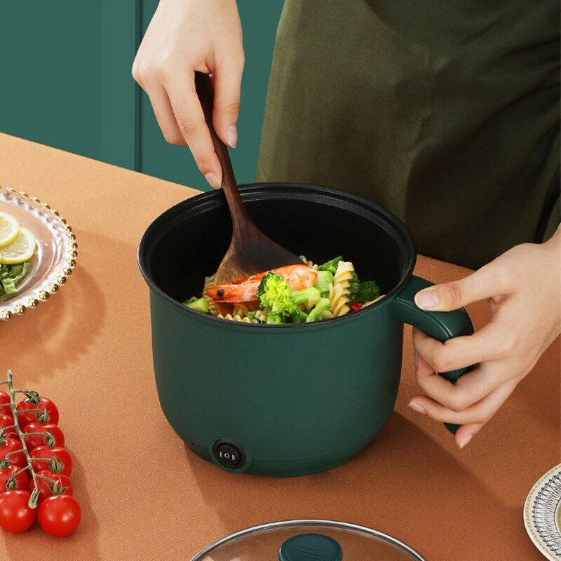Panci masak rumah Mini kapasitas 1,5 l panci masak nasi multifungsi panci antilengket bahan keselamatan panci stok utilitas listrik