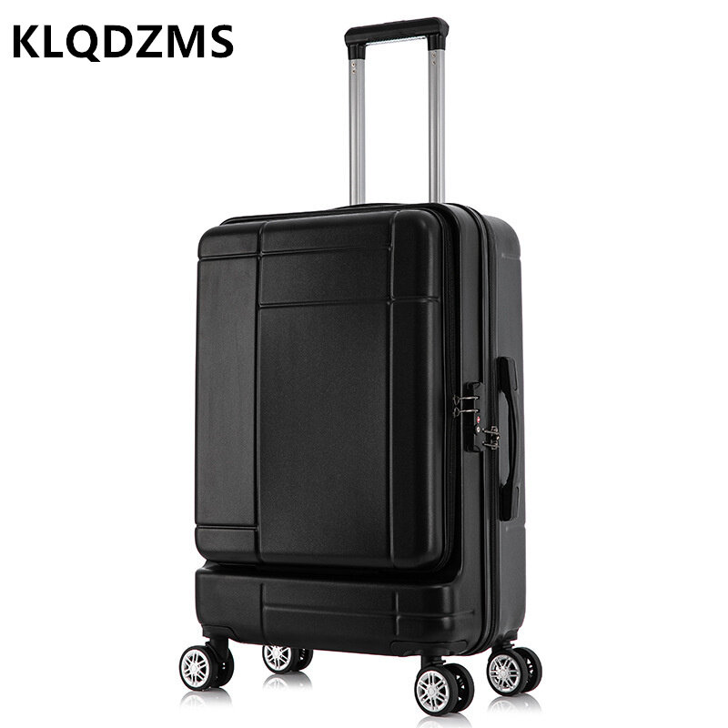 KLQDZMS Einfache Atmosphäre Stumm Universal Rad Trolley 20 Zoll Tragbare Internat Fall 24 "Große Kapazität Koffer