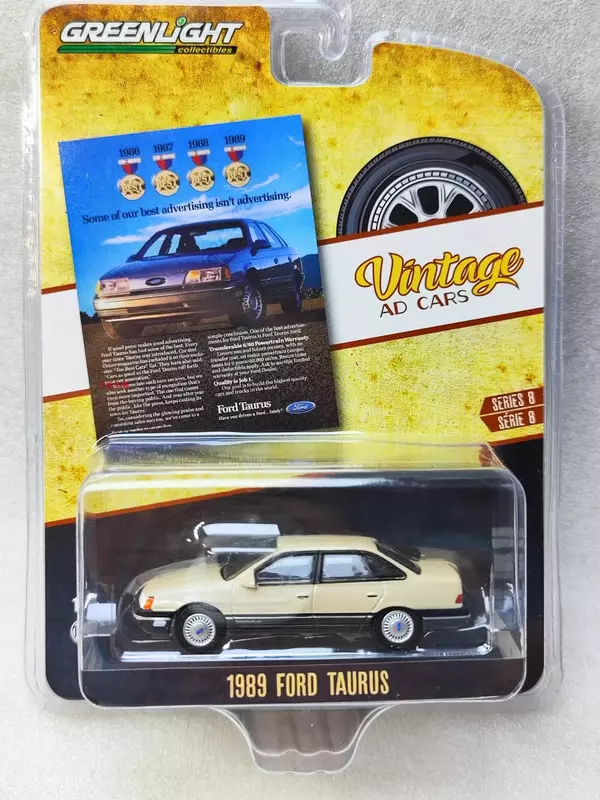 Модель автомобиля Форд телец из литого металлического сплава 1:64 1989, игрушки для коллекции подарков W1277