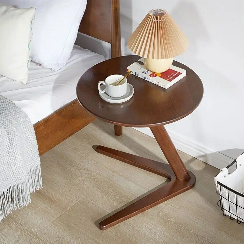 House Faction Solid Wood Edge A Few Sofa Side Table Living Room Small Table Corner Small Household Simple Bedside Table Can Move