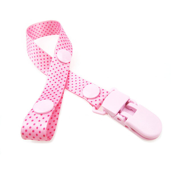 Nuovo 1Pc Baby Cute ciuccio Clip supporto fittizio catena succhietto cinturino con fibbia resistente alla caduta