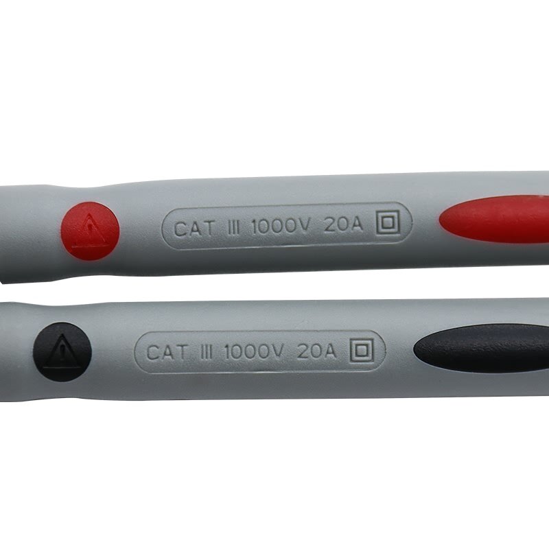 1 par universal sonda teste leva pino para multímetro digital ponta da agulha medidor multi medidor tester chumbo ponta fio caneta cabo 20a