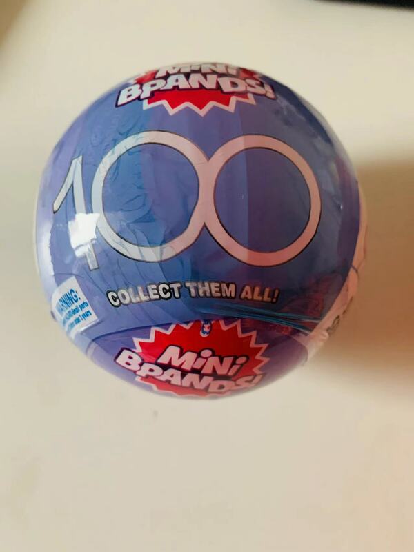 Bola surpresa do 100 ° aniversário dos personagens de desenhos animados, brinquedo colecionável, brinquedos de anime, presentes de aniversário para crianças