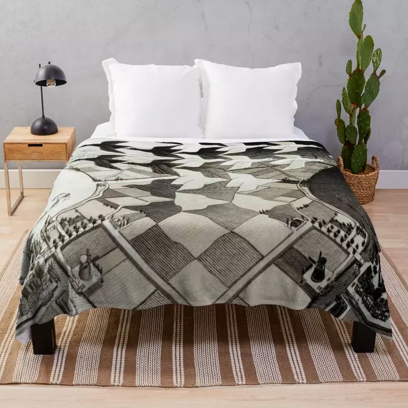 Tag und Nacht von Mauriten Cornelis Escher werfen Decke Sofa Fluffys große Decken