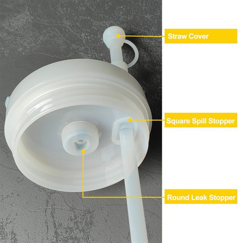 Bouchon anti-fuite en silicone pour gobelet à eau, accessoires anti-fuite, compatible avec Stanley Cup 1.0, 2.0, 40oz, 30oz, lot de 3