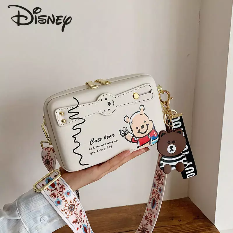 Disney nowa damska torba luksusowa wysokiej jakości damska torba na ramię Crossbody kreskówka moda przechowywanie wielofunkcyjne torba na zakupy
