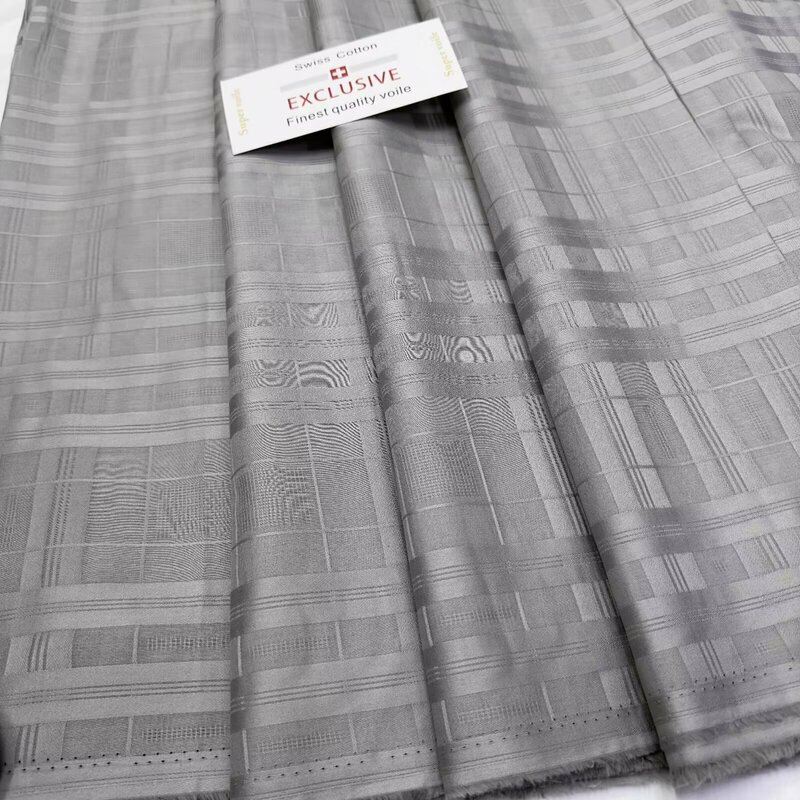Atiku-tela de encaje para hombres africanos, Material nigeriano, tela suave de alta calidad para traje de senador, costura de ropa, 2024
