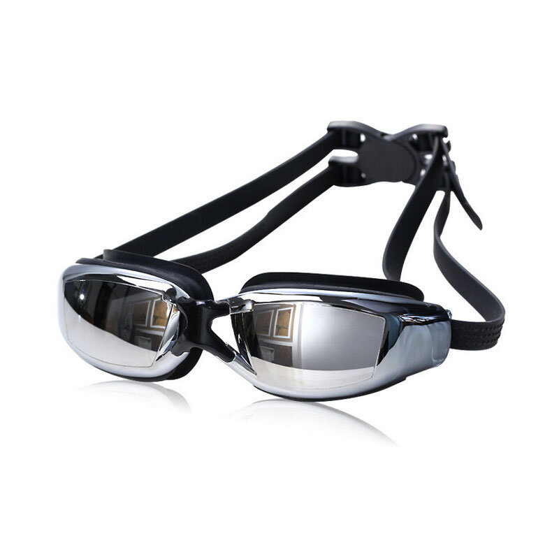 Gafas de natación graduadas para miopía, lentes correctoras impermeables para piscina, gafas de natación profesionales para adultos y niños