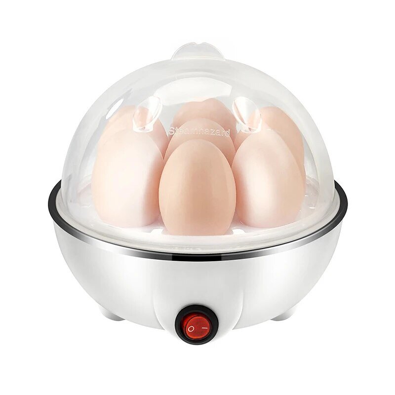 Hervidor eléctrico multifunción de huevos, hervidor de huevos individual, electrodomésticos de cocina para desayuno rápido al vapor