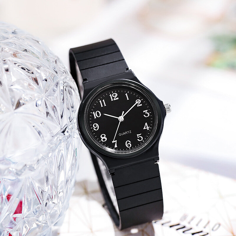 นาฬิกา C25ของเด็กอนุบาล/มัธยมหญิงนาฬิกาดิจิตอลแบบเรียบง่ายปรับได้แฟชั่นของผู้หญิงนาฬิกาควอตซ์ของขวัญ