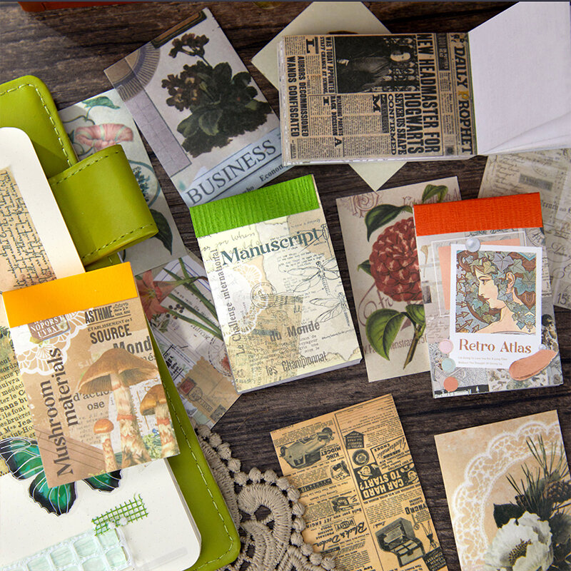 6Packs/Lot Rustige Tijd Serie Markers Fotoalbum Decoratie Papieren Sticker
