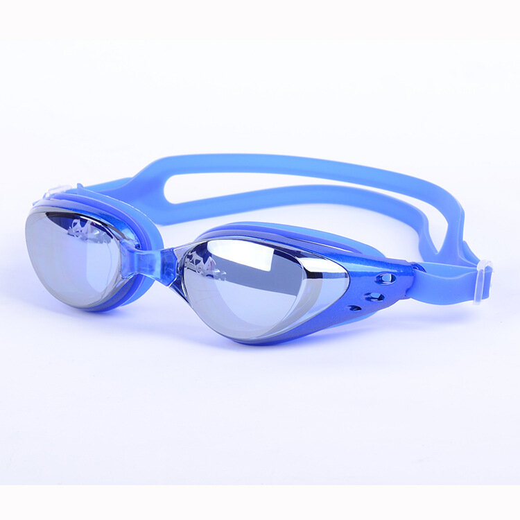 Очки для плавания с гальваническим покрытием, водонепроницаемые незапотевающие очки для дайвинга с защитой от УФ излучения для молодых и взрослых, оптовая продажа