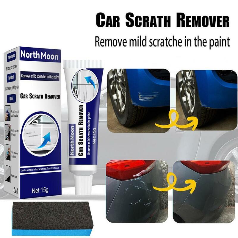 Moagem Composite Wax Car Scratch Repair Kit, Auto Stain Scruff Paint Tool, Colar carro, corpo de polimento, a água, X0W5, 15g