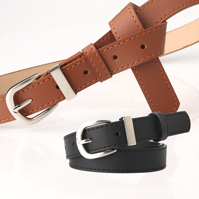Cinturón decorativo Simple y versátil para mujer, cinturón para pantalones de moda, accesorios de ropa, cinturones femeninos, nuevo