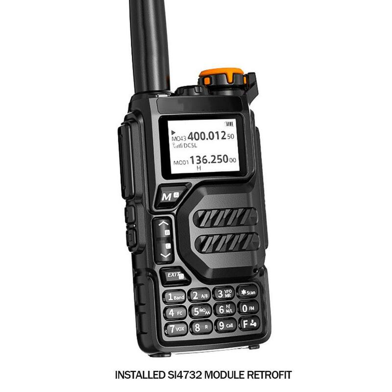 Si4732 Zmodyfikowana walkie-talka UV-K5 o dużej mocy obsługuje odbiór krótkofalowy Wielopasmowa transmisja i odbiór pełnopasmowy