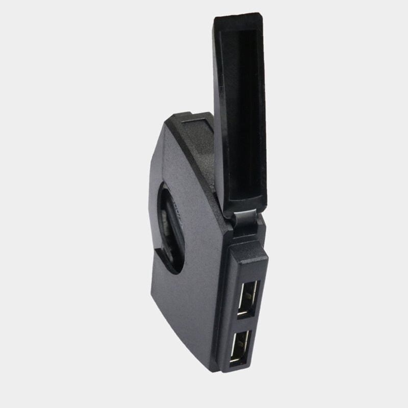 Menambahkan sentuhan Modern untuk sepeda motor Dual USB Charger lebar Aplikasi Mudah Instalasi Mm stang Plug adaptor soket