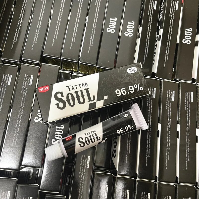 1/5/10/30/50Pcs 96.9% SOUL Tattoo Pink Cream Before Permanent Makeup Microblading Eyebrow Lips Body Skin 10g