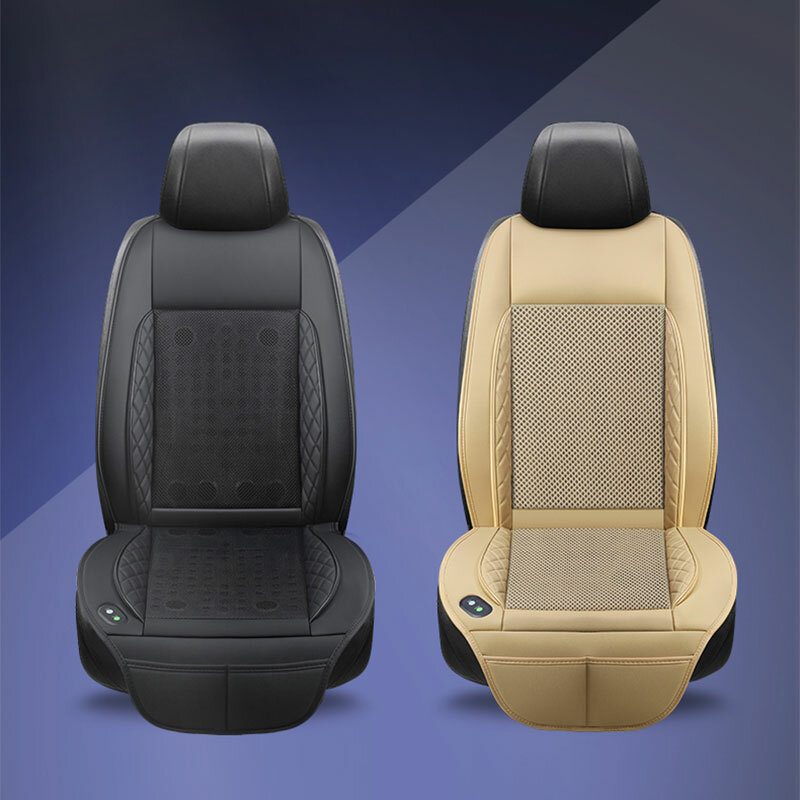 DC 12V 3D Spacer Car Summer Cool Air cuscino del sedile con 8 fan16fan sedile di ventilazione a soffiaggio rapido raffreddamento Pat sedile refrigerato