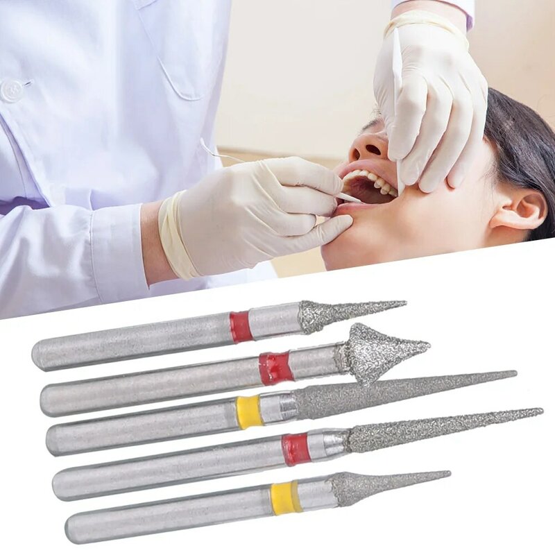 ชุดทันตกรรมทันตกรรมเคลือบฟัน interproximal ความเร็วสูง5ชิ้นอุปกรณ์หมอฟัน Mata Bor ผงขัดฟันในห้องปฏิบัติการ