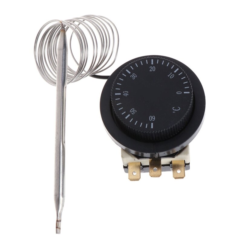K1KA Переключатель контроля температуры 0-60 ℃ для датчика контроллера переключателя электрической духовки