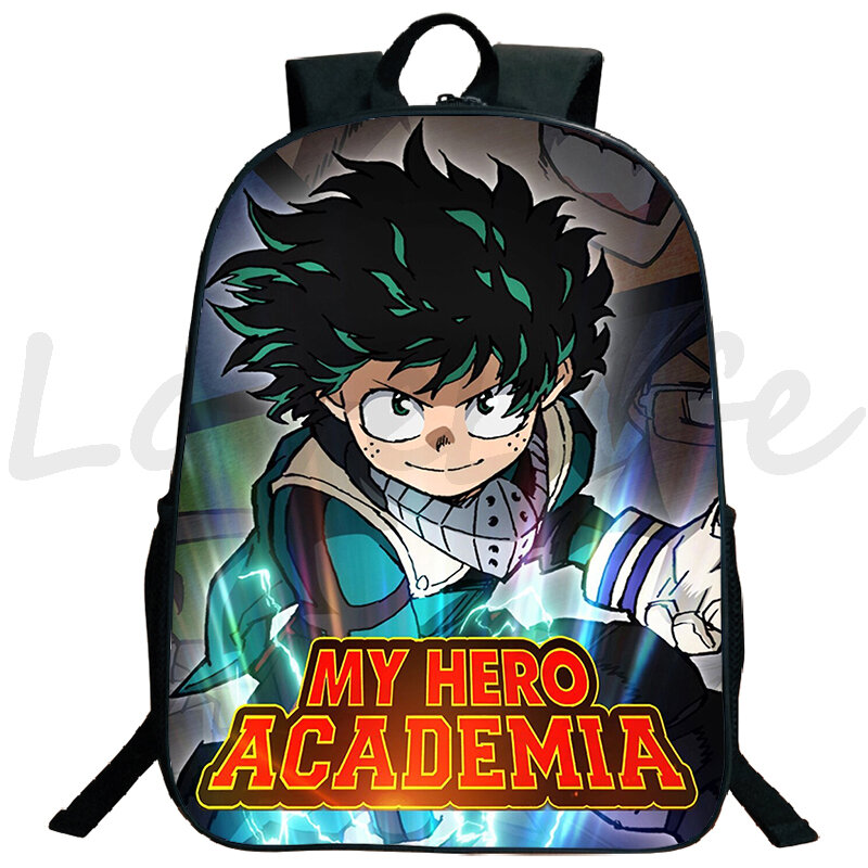 Mochila de Anime My Hero Academia 6, Bolsa Escolar de Manga de dibujos animados para niñas y niños, bolsa de libros Boku no Hero Academia, mochilas de viaje