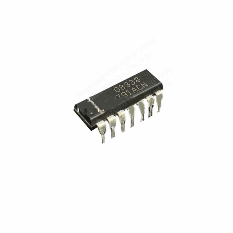1 Buah chip paket DIP-14 chip amplifier operasional