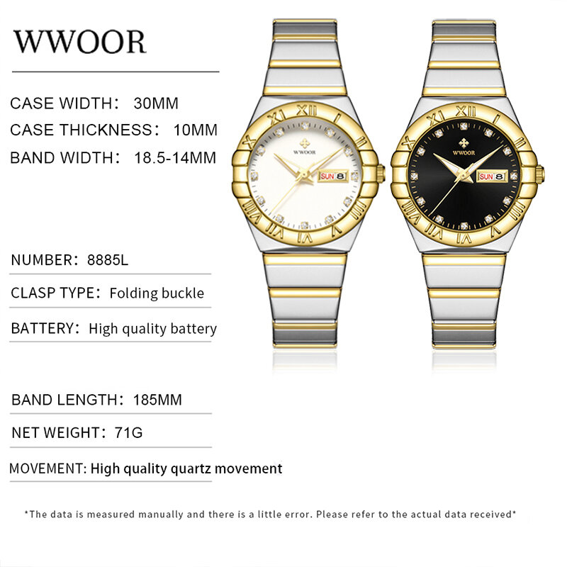Часы WWOOR женские кварцевые с бриллиантами, элегантные брендовые маленькие наручные, наручные