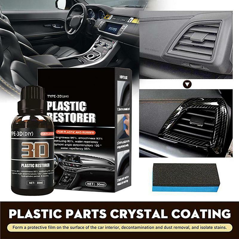 Car Plastics Restorer For Cars Protectant Cleaning For Cars Truck Motorcycle Exterior Polishing & Scratch Remover Protects