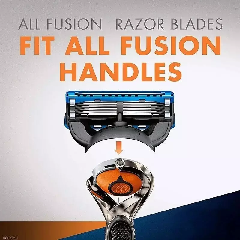 Lâminas de substituição para barbear masculino, lâmina de segurança, 5 camadas, clássico, reutilizável, proteção da pele, barbeador