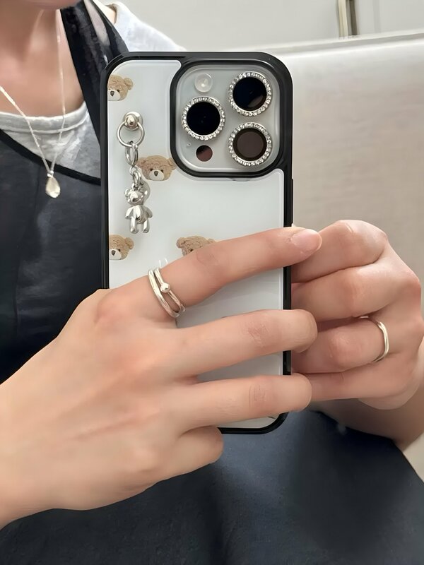 Mode hübsche Glanz Diamant Kamera Objektiv Schutzhülle für iPhone 15 12 13 14 11 Pro Max Glitter Objektiv Glas Kamera Abdeckung Mädchen
