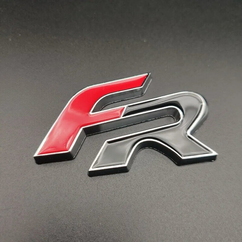 Metal 3D FR Etiqueta Do Carro, Emblema Emblema para Seat Leon FR +, Cupra Ibiza Altea Exeo, Acessórios De Carro De Corrida De Fórmula, Carro Styling