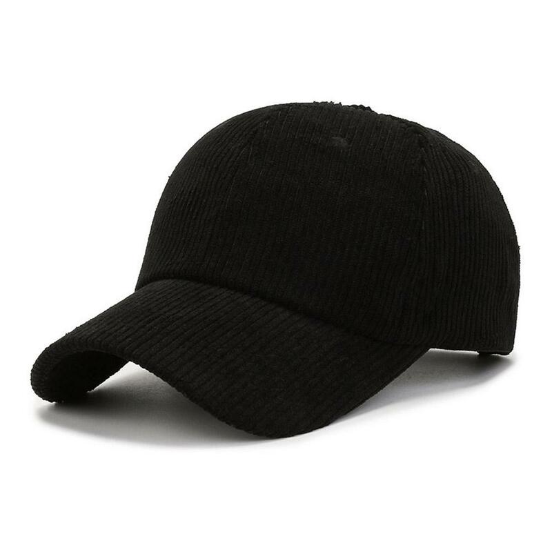 Spring Autumn Corduroy Baseball Caps Men Women Vintage Hip Letter Unisex Hats Hat Embroidered Adjustable Hop E4P5