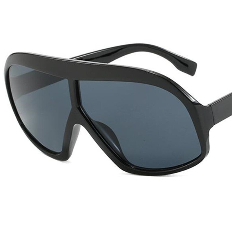 Модные солнцезащитные очки, солнцезащитные очки с защитой от УФ-лучей, очки оверсайз в простой оправе, Google, унисекс, солнцезащитные очки в наличии 7 цветов
