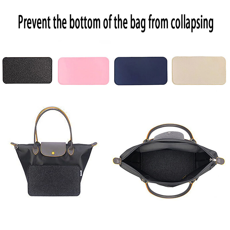 1 buah pembentuk dasar Felt cocok untuk tas pegangan lipat tas pelat bawah tas lumbar tas kosmetik Feel Makeup Bag bantalan penopang