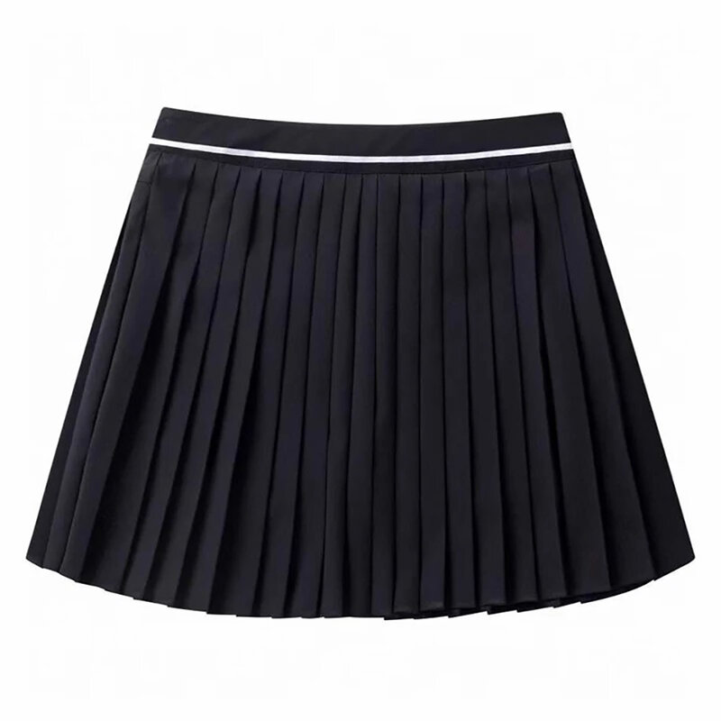 Women's quick drying pleated long dress, golf shorts, casual, versatile, stylish, new for Summer 2024