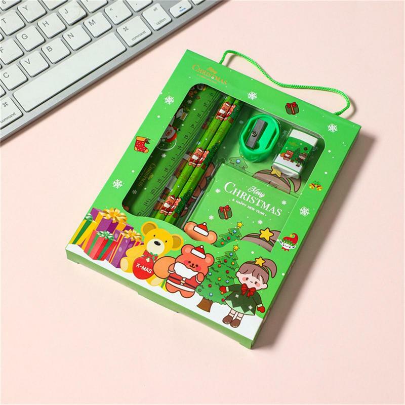 Christmas Stationery Gifts Student Gift Box Stationery Set Fashionable Style Stationery Accessory For Kindergarten Prizes