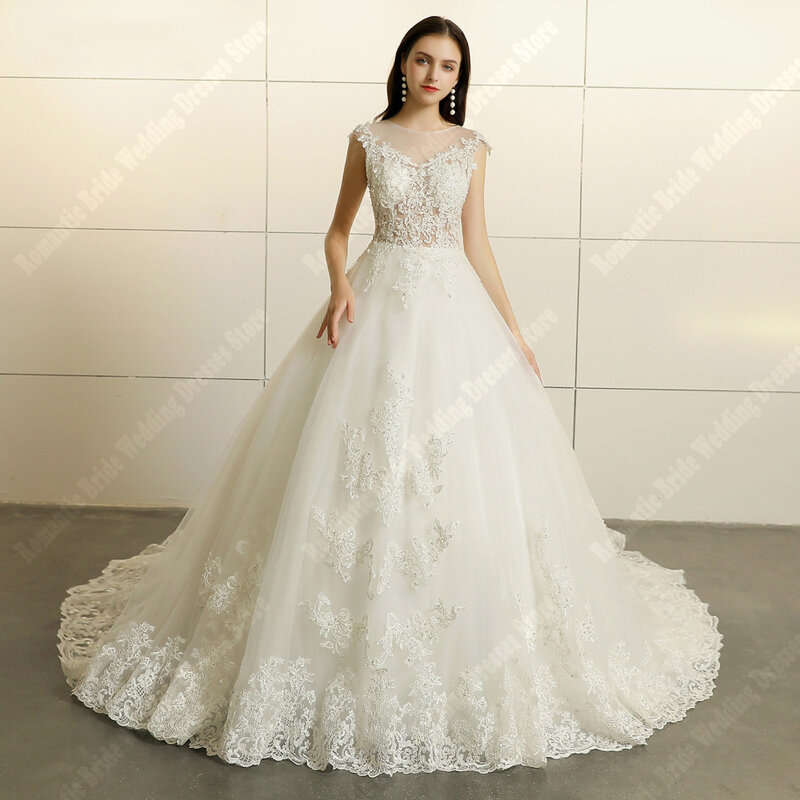 Элегантные свадебные платья в стиле бохо для женщин, соблазнительные свадебные наряды из блестящего тюля с вырезом на подоле, платья принцессы, 2024