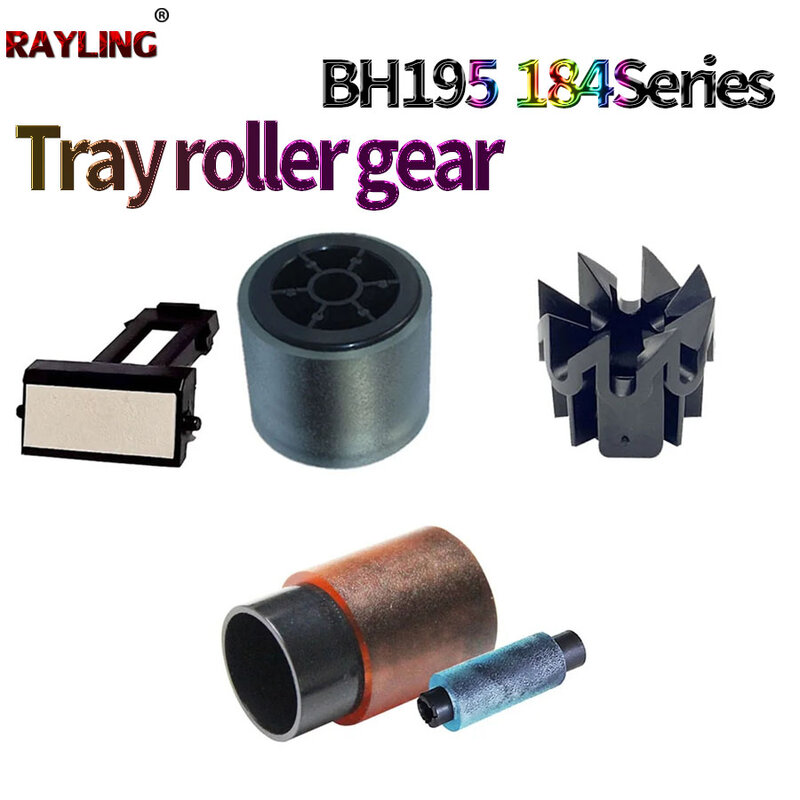 Tambor Pin Spacer Roller, Waste Toner Gear para Konica Minolta BH 164 184 185 195 215 235 7719 6180 206 226 246 216