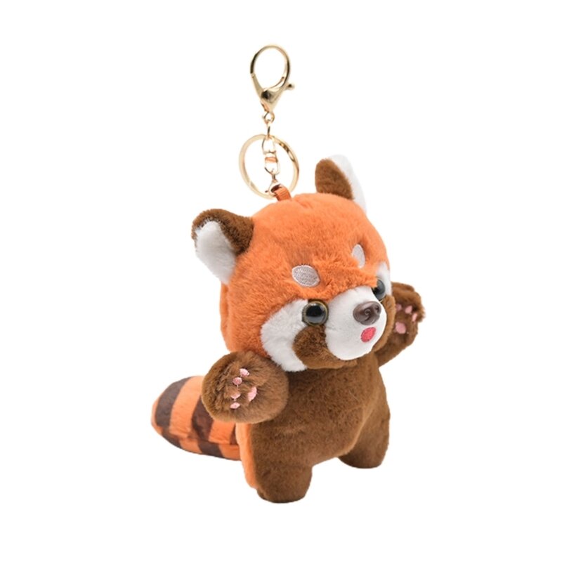 Cartoon Toy Keychain Soft Charm Backpack Pendant Plush Material Suitable for Backpacks and Key Rings