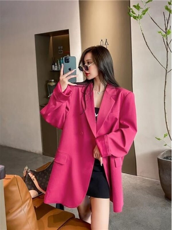 UNXX Chic All-Match Blazer for Fashionable Ladies, New Korean Style Relaxed Designer Niche Blazer Top with Trendy Flair Hot Sale