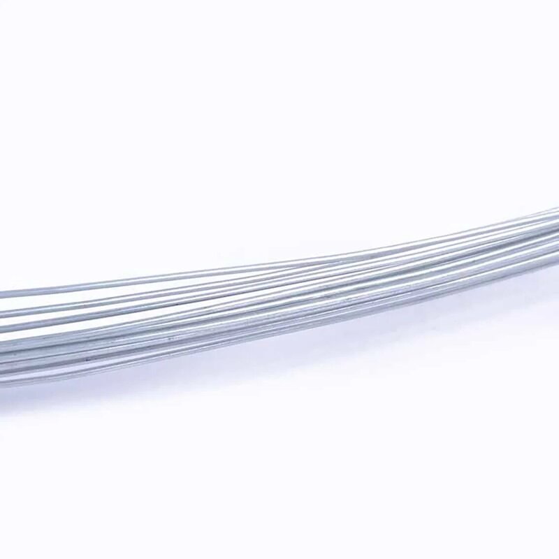 10meter kawat besi galvanis 0.8mm/0.95mm/1.2mm/1.4mm tali kawat baja halus patung buatan tangan DIY aksesoris perangkat keras