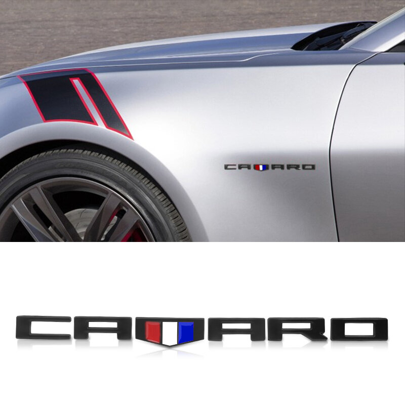 Stiker mobil 3D ZL1 Metal, stiker Decal bagasi belakang untuk mobil Camaro, Logo Grill Aksesori otomatis