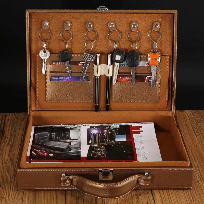Мужские женские сумочки коробка для доставки комнаты ящик для инструментов сумка для хранения информации чемодан для ключей кожаная деловая коробка для файлов