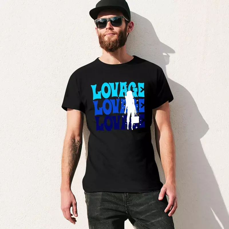 Camiseta de Lovage para hombre, ropa hippie, camisetas bonitas