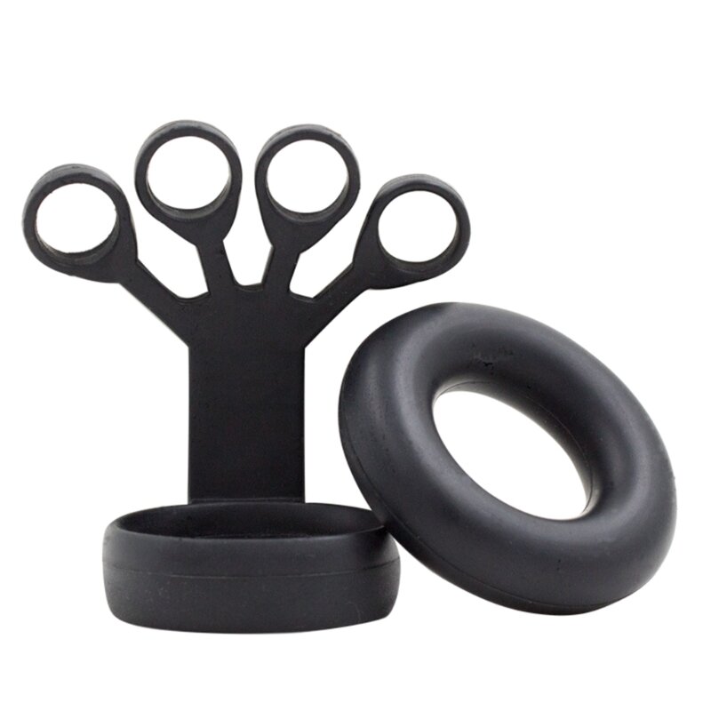 Silicone Hand Grip Balls Finger Trainer Strength Expander Workout Training Grip .