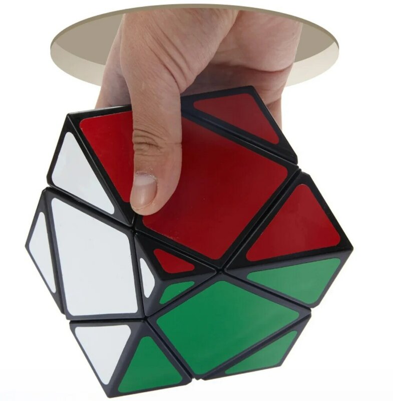 LanLan Big Skewb Squished Cube LL J Lin Magic Puzzles Cubes Stickers Professional Speed Educational Twist Wisdom Toys Game